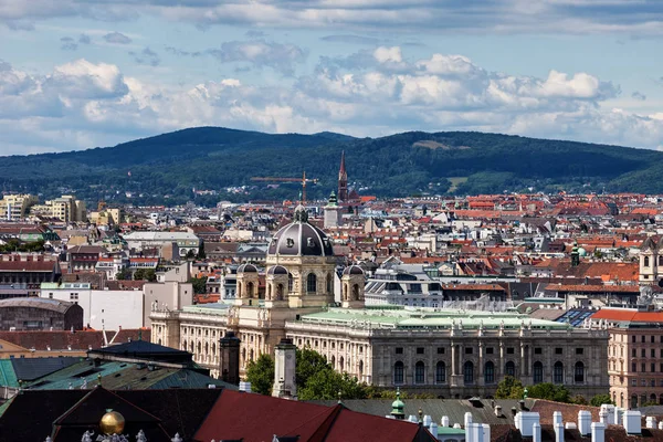 City Skyline Vienna Austria Cityscape Natural History Museum — Stock Photo, Image