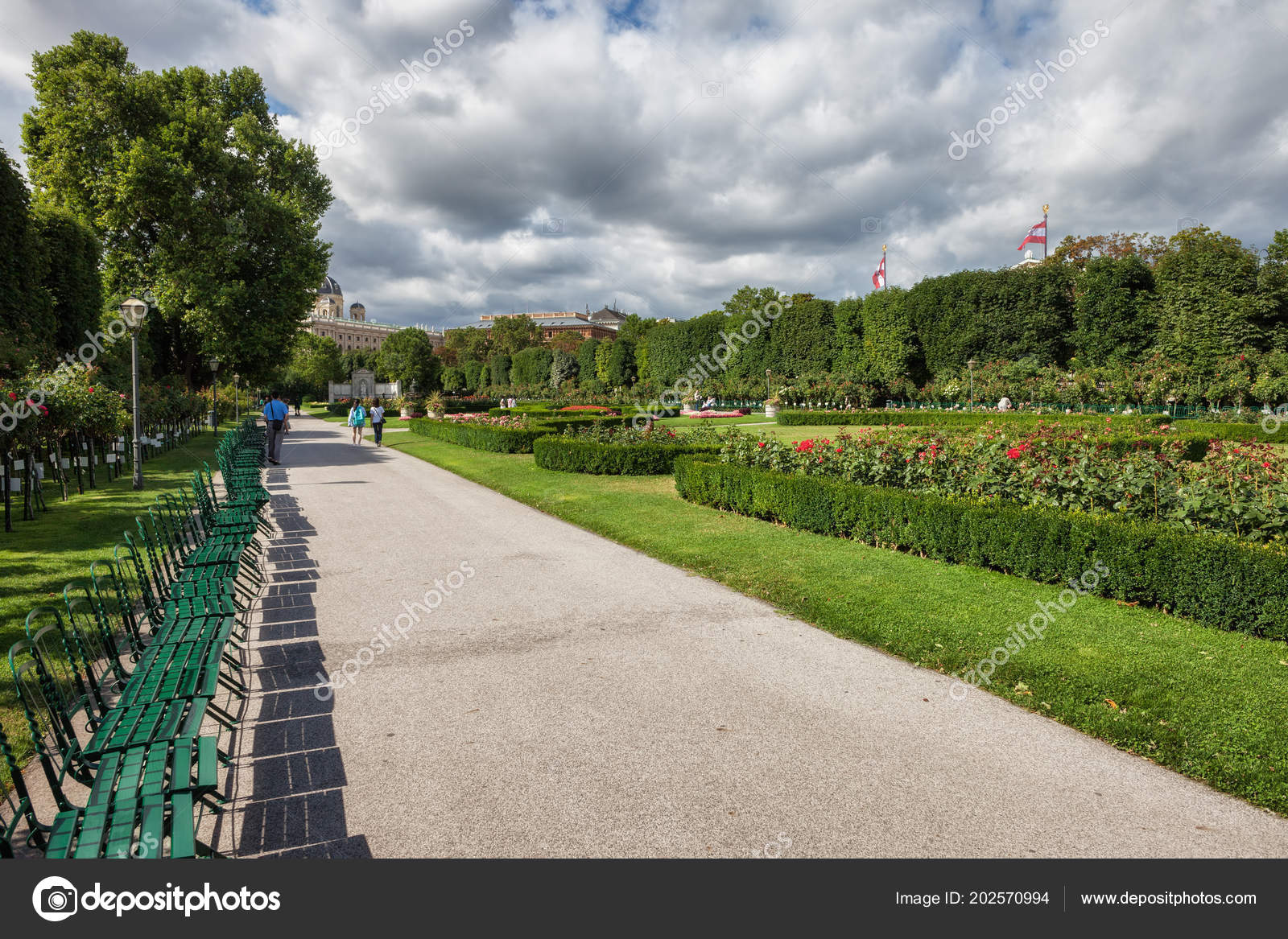 Austria Vienna Volksgarten People Garden Public Park City Centre