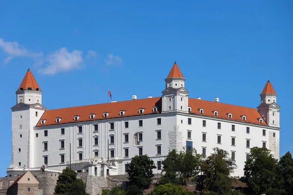 Eslovaquia Castillo Bratislava Bratislavsky Hrad Monumento Histórico Ciudad —  Fotos de Stock