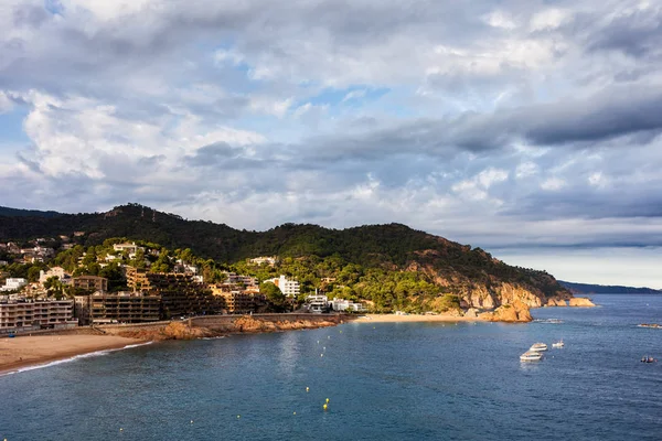 Ciudad Tossa Mar Pintoresca Costa Del Mar Mediterráneo Costa Brava — Foto de Stock