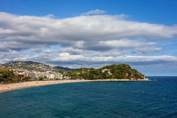 Town Lloret Mar Pictureresque Coastline Mediterranean Sea Costa Brava Catalonia — Stock Photo, Image