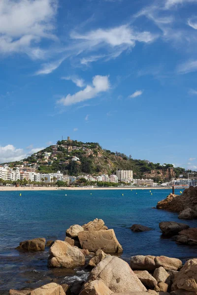 Ville Blanes Sur Costa Brava Mer Méditerranée Catalogne Espagne — Photo