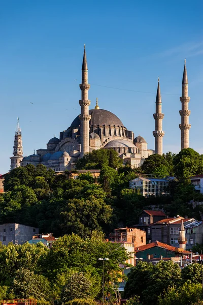 Suleymaniye Mosque Istanbul Turkije 16E Eeuwse Stad Landmark Imperial Moskee — Stockfoto