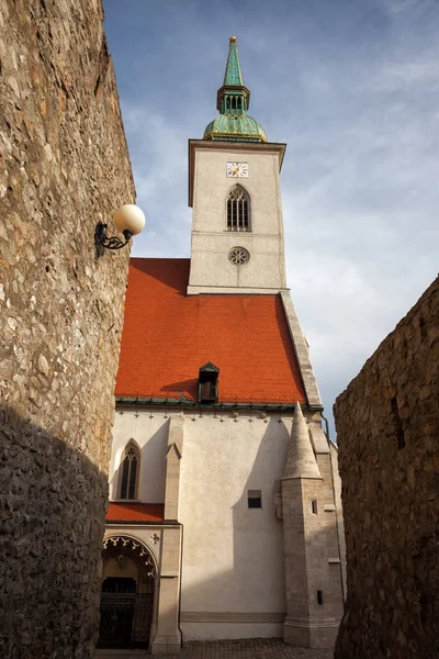 Cattedrale San Martino Nella Città Bratislava Slovacchia Chiesa Gotica Del — Foto Stock