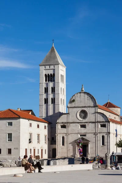 Zadar Croatia October 2010 Church Mary Old Town Benedictine Monastery — Stock Photo, Image