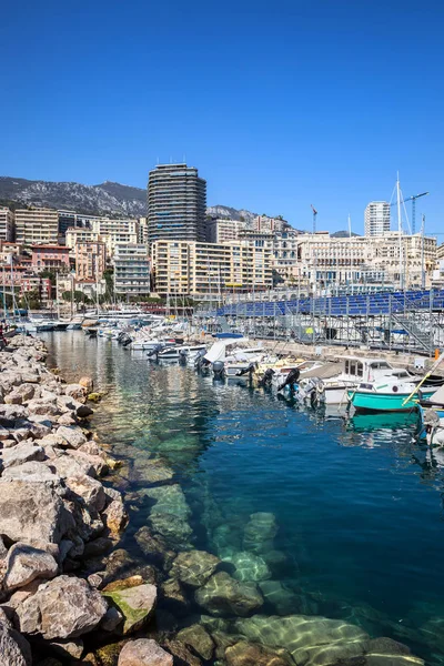 Monaco Principality Yachts Boats Port Hercule Europe — Stock Photo, Image