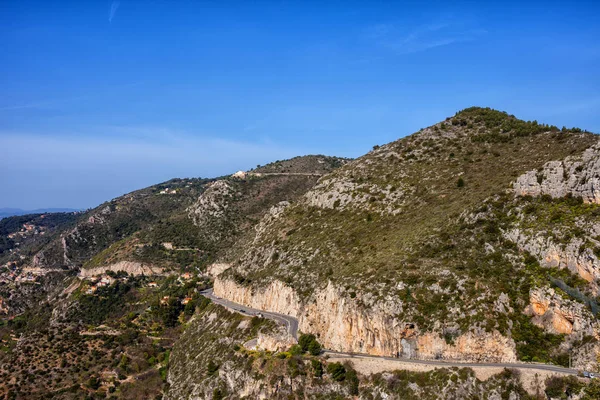 France Mountains Alpes Maritimes Maritime Alps Mediterranean Coast Landscape Provence — стоковое фото