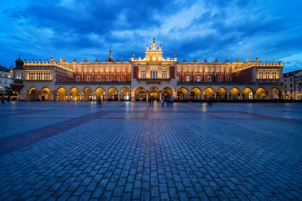 Cloth Hall Polish Sukiennice Twilight Old Town Krakow Poland Main — Stock Photo, Image