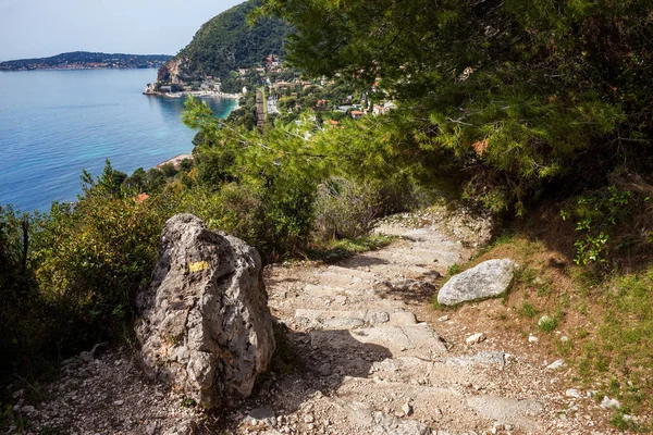 Nietzsche Wanderweg Der Französischen Riviera Küste Alpes Maritimes Franz — Stockfoto