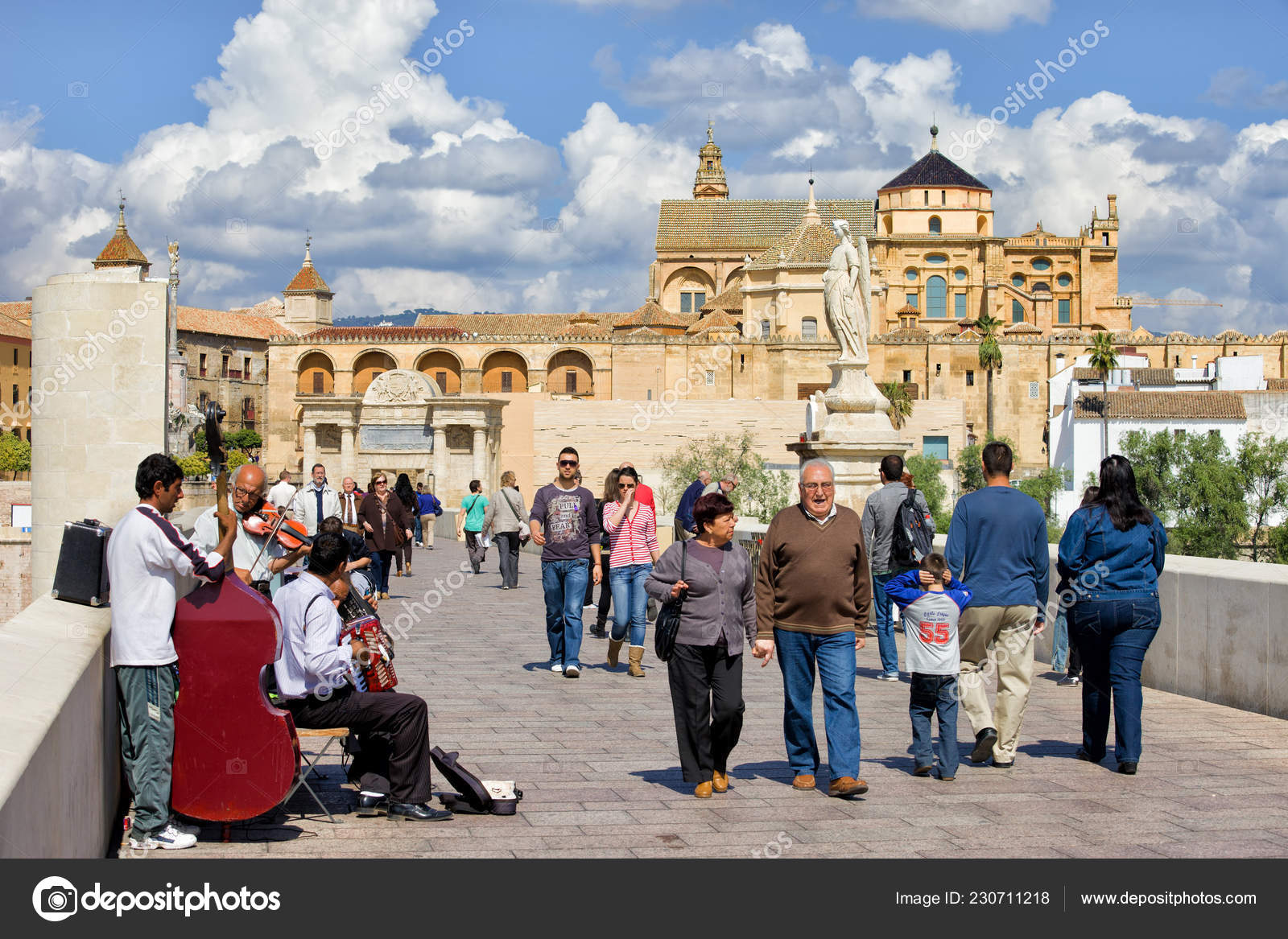 Cordoba Spain April 2012 Tourists Local People Performing Music Band Stock Editorial Photo C Rognar 230711218