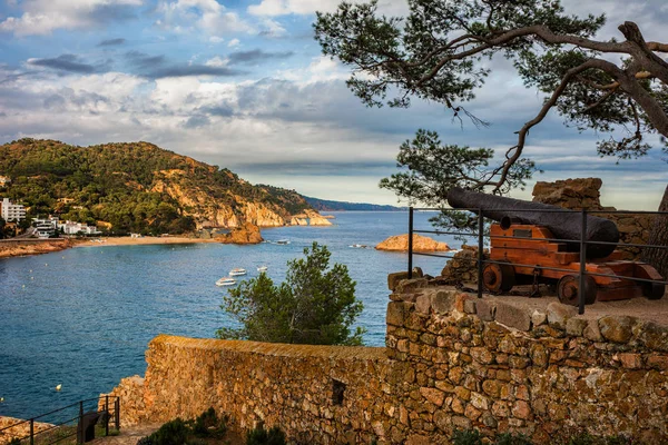 Tossa Mar Der Costa Brava Katalonien Spanien Malerische Küstenlandschaft Des — Stockfoto