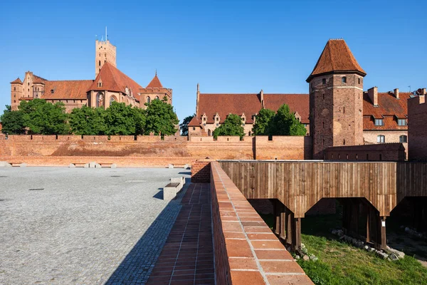 Polonya 'daki Malbork Kalesi — Stok fotoğraf