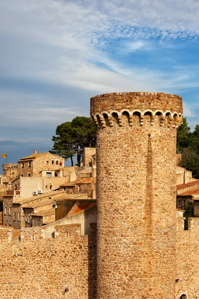 Ciudad amurallada de Tossa de Mar en España —  Fotos de Stock