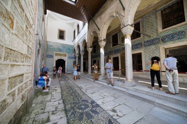 Topkapi Palace Harem Interior In Istanbul clipart