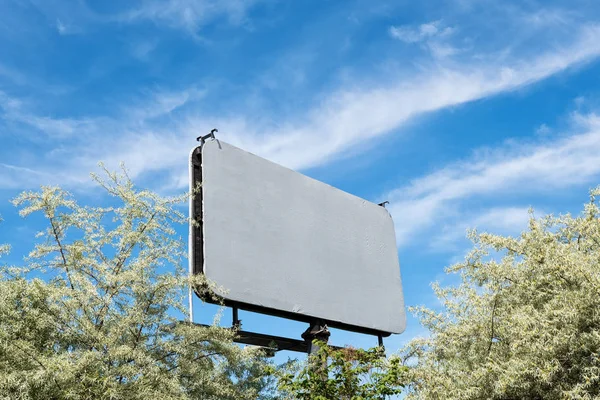 Blank Billboard Canvas Background — Stock Photo, Image