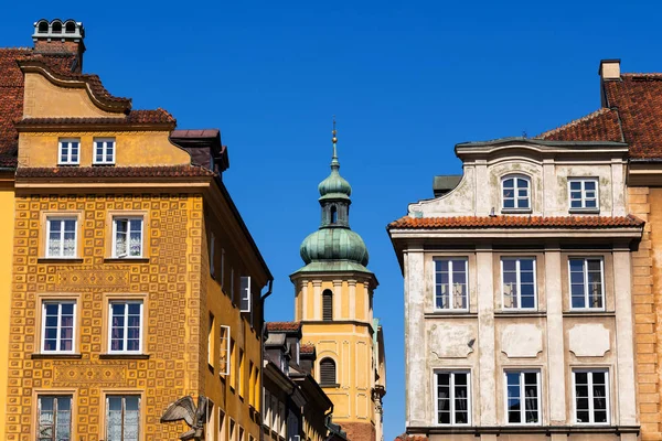 Ciudad vieja de Varsovia Arquitectura histórica —  Fotos de Stock