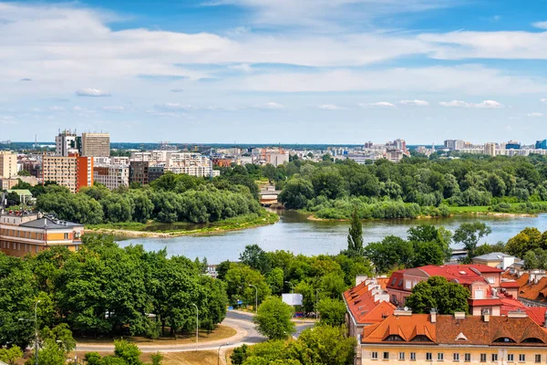 Varşova Şehir Yeşil Şehir Manzarası — Stok fotoğraf