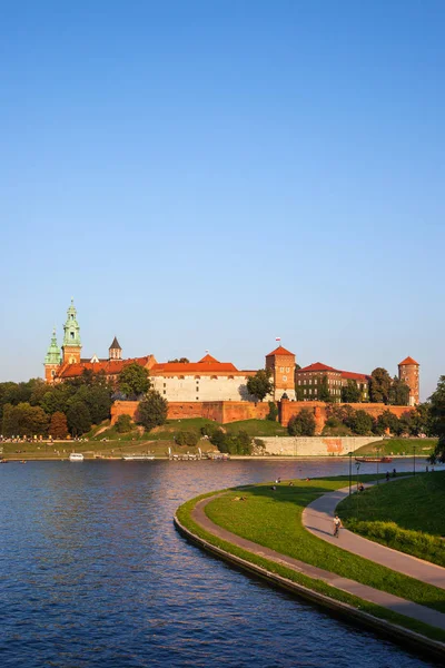 Βασιλικό Κάστρο Wawel στην Κρακοβία — Φωτογραφία Αρχείου