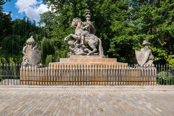 Βασιλιάς Γιαν γ ́ Σόμπισκι στη Βαρσοβία — Φωτογραφία Αρχείου