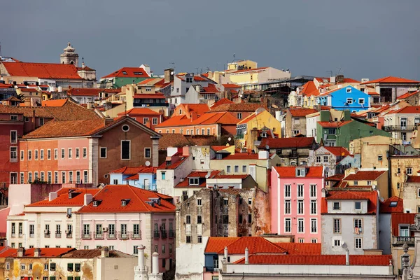 Huizen van Lissabon Stockfoto
