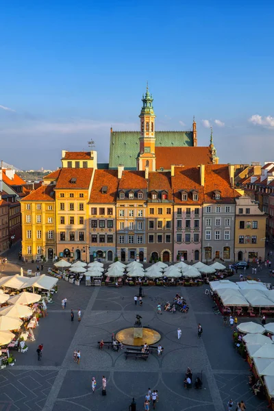 Marktplatz der Altstadt in Warschau — Stockfoto