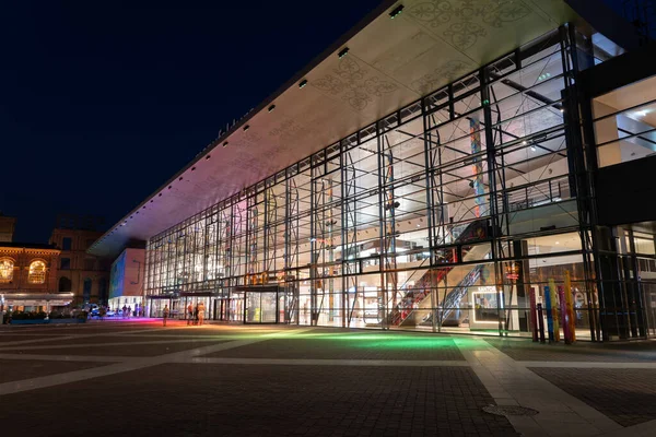 Lodz Polen August 2020 Manufaktura Einkaufszentrum Freizeitkomplex Und Kunstzentrum Bei — Stockfoto