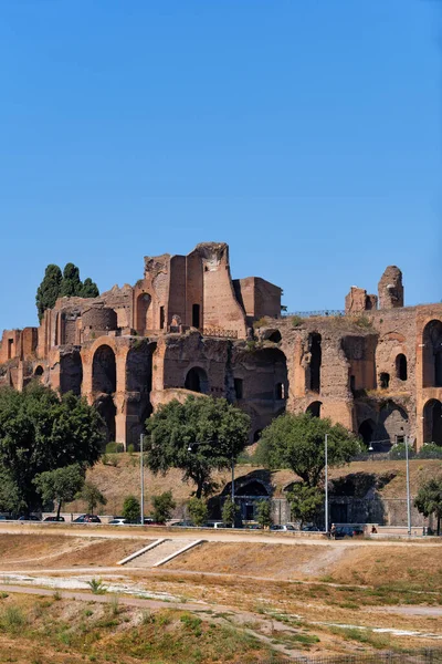 アポロ パラティヌスの神殿 イタリアのローマのパラティヌスの丘の古代遺跡 — ストック写真