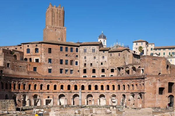 Ville Antique Rome Italie Trajan Forum Marché — Photo