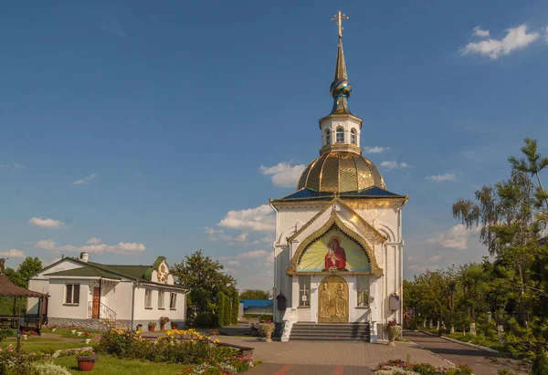Kovel Ukraine July 2018 Church Sergius Radonezh Railway Station Kovel — Stock Photo, Image