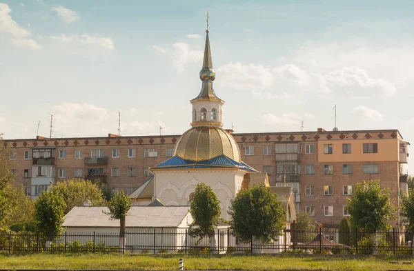 Kovel Ukraine July 2018 Church Sergius Radonezh Railway Station Kovel — Stock Photo, Image