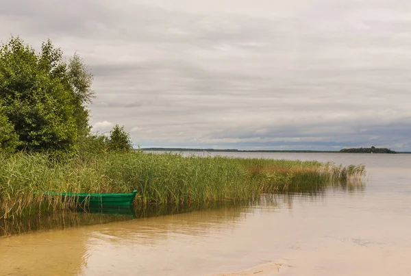 Verano Apresurado Vista Lago Svitiaz Parque Nacional Natural Shatsky Ucrania — Foto de Stock