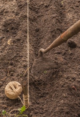 Sebze ekmek için gevşek çapa yatakları..