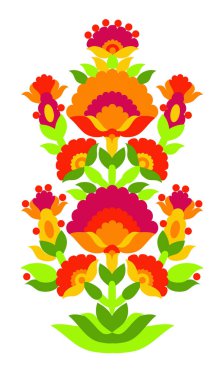 Ukrayna ve Polonya geleneksel halk süsü 