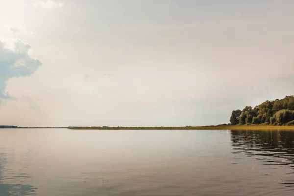 Isla Los Cosmonautas Isla Del Amor Lago Svityaz Svitiaz Parque — Foto de Stock