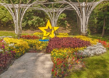 Manzara parkında yaz aylarında 