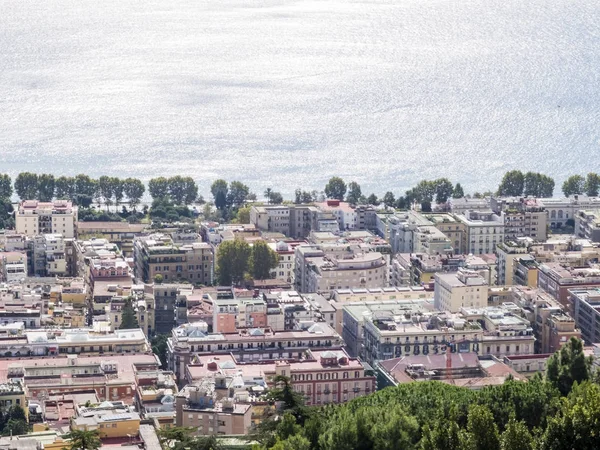 Ovanifrån av Neapel panoramautsikt, Neapel, Italien — Stockfoto