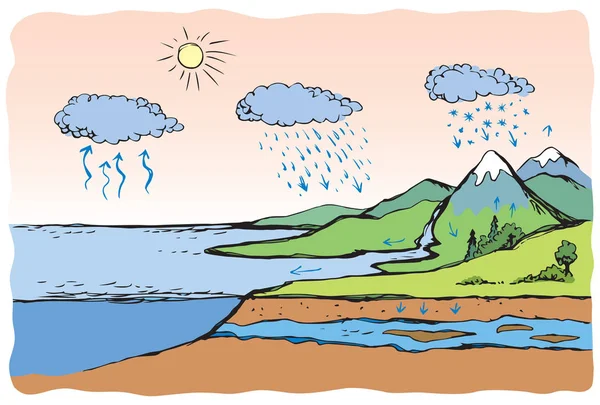 67 Hydrologic Cycle Vector Images Free Royalty Free Hydrologic Cycle Vectors Depositphotos