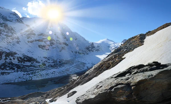 Krásné Velké Severní Alpen Výlet Úbočí Vista Panoráma Náhorní Plošiny — Stock fotografie