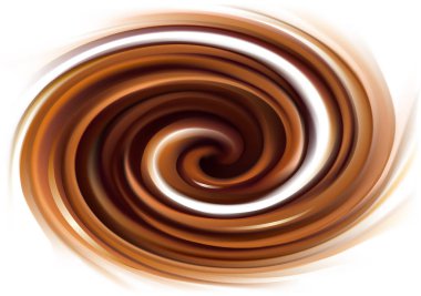 Yumuşak harika karışık koyu bej curvy eddy dalgalanma lüks düşkün. Güzel lezzetli kıvrım sıvı erime metin için yer ile tatlı choco cremy yüzeyde huni ortasında parlayan sütlü beyaz şerit