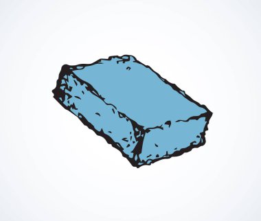 Sabunlu koşuşturmak ovmak tasfiye kozmetik spa emmek bast tablası beyaz banyo zemin üzerinde pul pul. Serbest çizim mavi mürekkep el çekilmiş logo amblem yarım yamalak retro sanat doodle stil tükenmez kalemle kağıt üzerinde alanı ile metin için