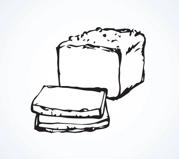 Savoureux Sel Gras Porc Côtelé Guéri Bossam Wurst Snack Tranche — Image vectorielle