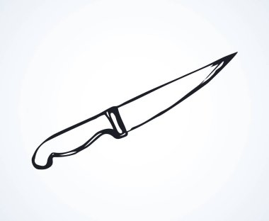 Büyük yerli demir gümüş beyaz kağıt zemin üzerinde. Çizgi siyah mürekkep el mutfak çizim nesnesini logo rozet amblemi retro sanatta yarım yamalak doodle oyulmuş tarzı. Yan bakış metin için yer üzerinde kapatın