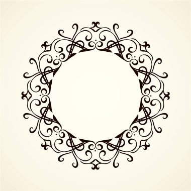 Eski sevimli romantik kitap kurdelesi kıvrımlı fiyonk etiketi beyaz kağıt arka planda izole edilmiş. Freehand siyah mürekkep ana hatlarıyla çizilmiş kıvrımlı köşe çizimi sanatsal kırsal kıvrımlı karalama tarzı.