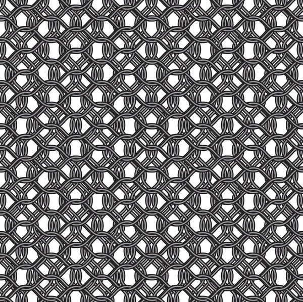 Кахельна Хвиляста Форма Темно Сірого Кольору Крихітні Тонкі Вигнуті Смуги — стоковий вектор