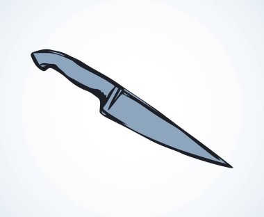 Büyük yerli demir gümüş beyaz kağıt zemin üzerinde. Çizgi siyah mürekkep el mutfak çizim nesnesini logo rozet amblemi retro sanatta yarım yamalak doodle oyulmuş tarzı. Yan bakış metin için yer üzerinde kapatın