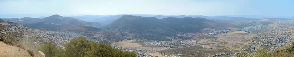 Vista Aérea Desde Monte Ari Norte Valle Agricultura Sur Con — Foto de Stock