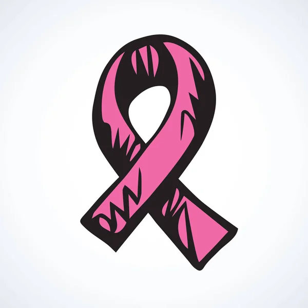 Logotyp Ros Färg Loop Symboliskt Koncept Självutforskning Bröstet Eller Gynekologisk — Stock vektor