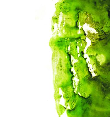 Canlı guaş KiCZ Etüt kağıda düşkün metin için yer ile modern tarzda kroki. Renk boya elle çizilmiş closeup ıslak lekenin üzerine ışık kartı. Makro görünümü grunge fantastik kireç nokta şekli grafik tasarım
