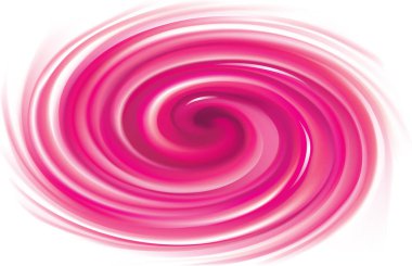 Vektör sanat parlak radyal curvy zemin et kalınlığı ile yivli. Jel sıvı canlı pembe eddy karamel şurup yüzey whirl. İştah açıcı reçel sulu meyveler Gül rengi: Frenk üzümü, çilek, pancar, ejderha veya pitaya