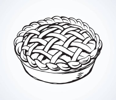 Lezzetli sıcak Olgun taze buğday xmas bisküvi ekmek tabak beyaz zemin üzerinde. Serbest el anahat siyah mürekkep el tasarım retro sanatta doodle için metin stili kalem kağıt alanı daire işareti çekilmiş. Closeup üstten görünüm